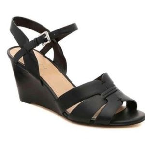 Black Nine West Sandals Size 12N